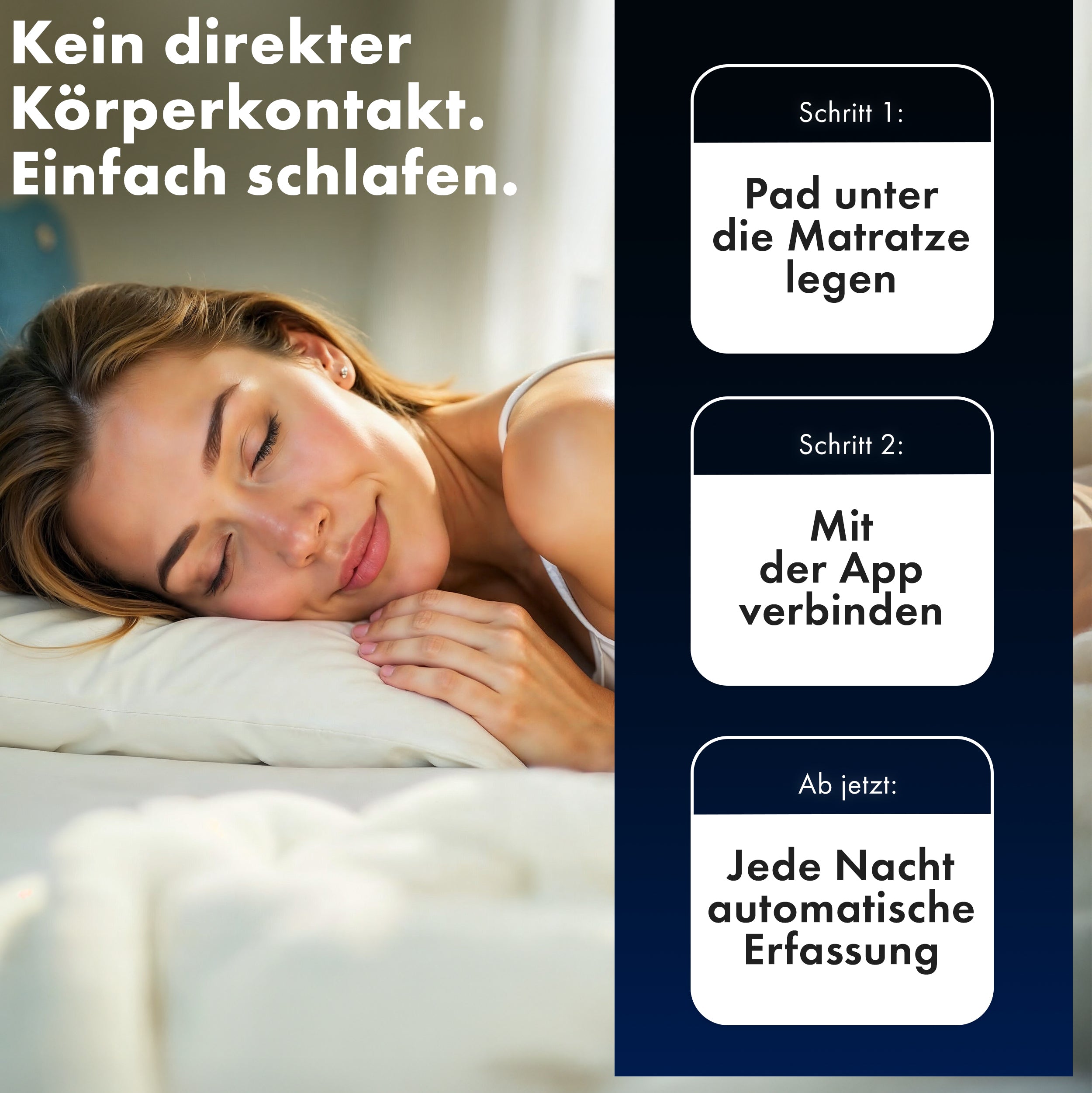 Sensolite Schlaftracker: Kontaktloser Sleep Monitor - sensolite